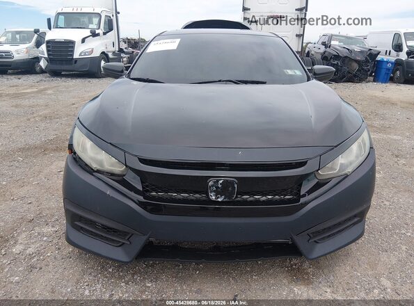 2HGFC1F37GH638598 2016 HONDA CIVIC Black ხელსაწყოთა პანელის ხედი