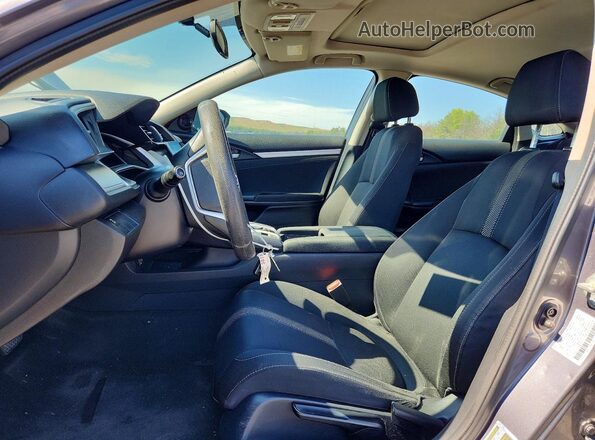 2HGFC1F37GH639752 2016 HONDA CIVIC Charcoal Widok wnętrza z przodu