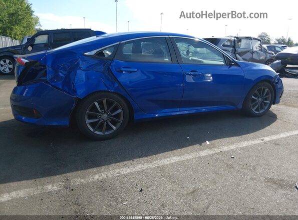 2HGFC1F37MH701369 2021 HONDA CIVIC Dark Blue Задняя правая четверть
