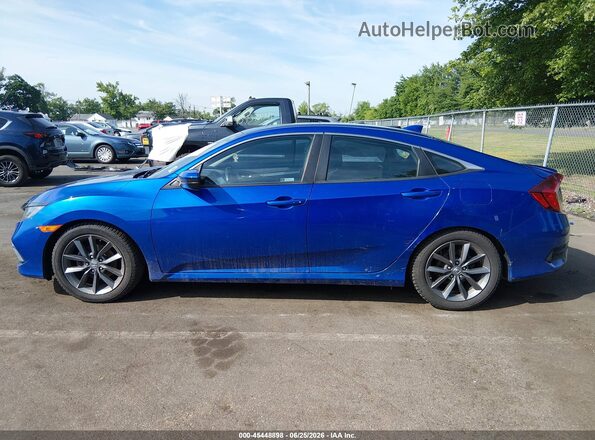 2HGFC1F37MH701369 2021 HONDA CIVIC Dark Blue Вид задней части салона