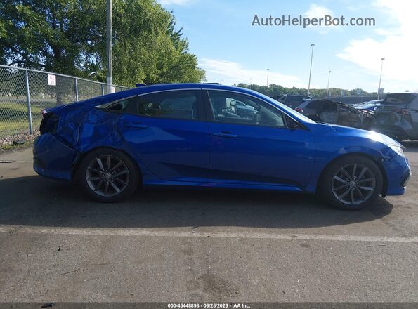 2HGFC1F37MH701369 2021 HONDA CIVIC Dark Blue Вид щитка приборов