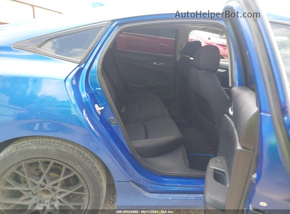 2HGFC1F38GH653787 2016 HONDA CIVIC Blue VIN կոդի պիտակի տեսք