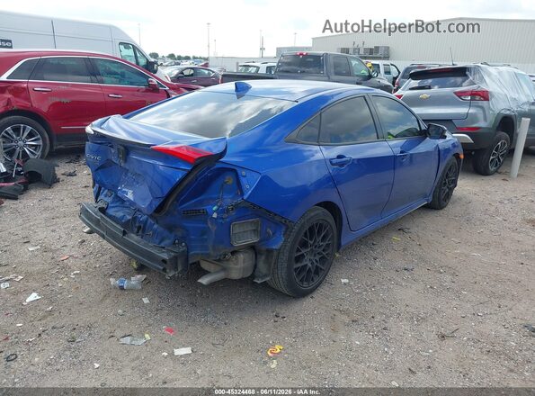 2HGFC1F38GH653787 2016 HONDA CIVIC Blue Հետևի աջ