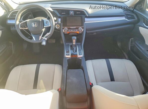 2HGFC1F38HH650308 2017 HONDA CIVIC White Առջևի վահանակի տեսք