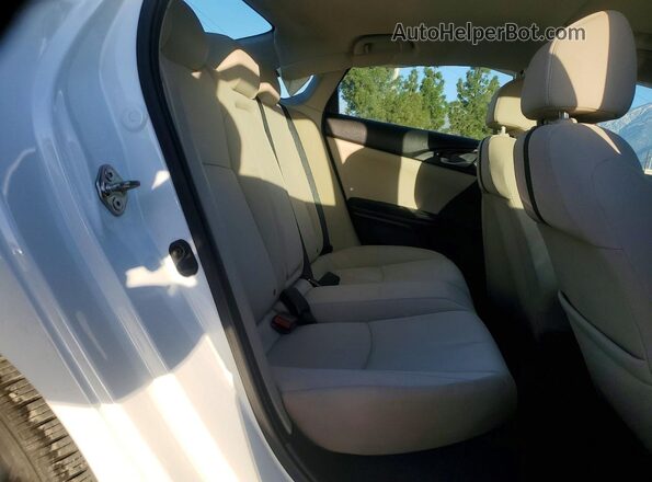 2HGFC1F38HH650308 2017 HONDA CIVIC White Հետևի նստատեղերի տեսք