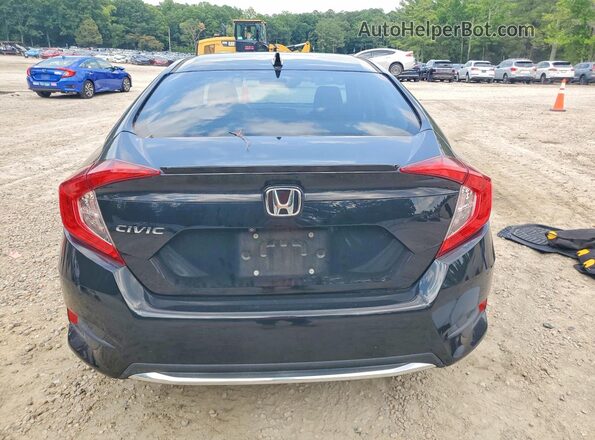 2HGFC1F39MH706122 2021 HONDA CIVIC Black Вид ззаду