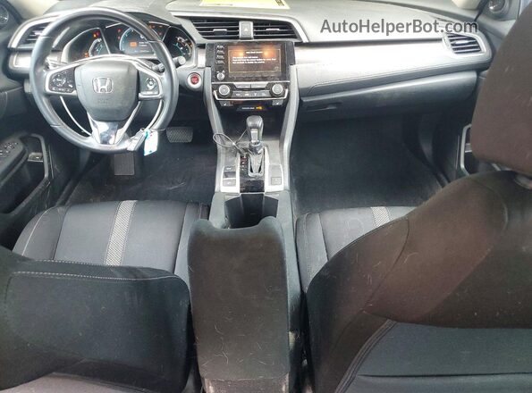 2HGFC1F39MH706122 2021 HONDA CIVIC Black Вид панелі приладів