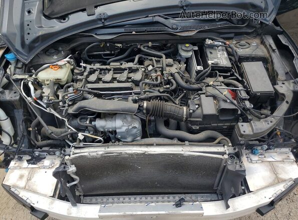 2HGFC1F39MH706122 2021 HONDA CIVIC Black Вид задньої частини салону