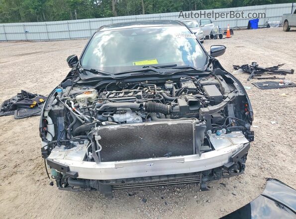2HGFC1F39MH706122 2021 HONDA CIVIC Black Вид спереду