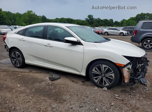 2HGFC1F3XHH639519 2017 HONDA CIVIC Белый Передняя правая четверть