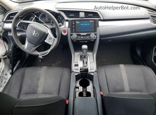 2HGFC1F3XHH639519 2017 HONDA CIVIC Белый Вид панели приборов