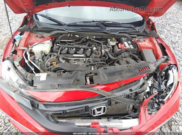 2HGFC1F3XKH650138 2019 HONDA CIVIC Red Vista trasera