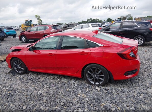 2HGFC1F3XKH650138 2019 HONDA CIVIC Red Vista interior de 360 grados