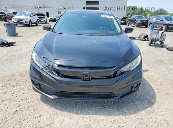 2HGFC1F3XMH706145 2021 HONDA CIVIC Черный Вид спереди