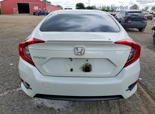 2HGFC1F40GH114525 2016 HONDA CIVIC White Вид ззаду