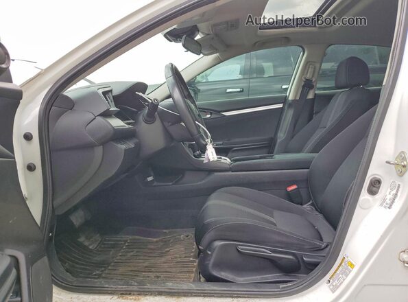 2HGFC1F40GH114525 2016 HONDA CIVIC White Вид салону спереду