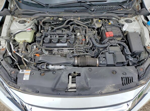 2HGFC1F40GH114525 2016 HONDA CIVIC White Вид задньої частини салону