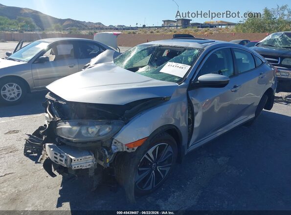 2HGFC1F46HH652938 2017 HONDA CIVIC Серебряный Передняя левая четверть