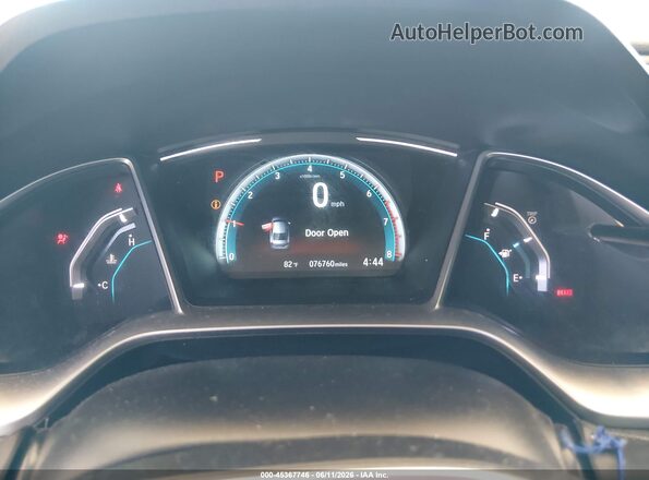 2HGFC1F48HH659406 2017 HONDA CIVIC Gray Vista de los asientos traseros