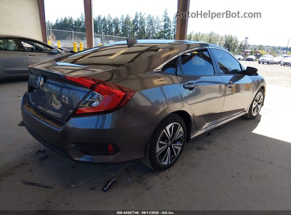 2HGFC1F48HH659406 2017 HONDA CIVIC Gray Trasero derecho