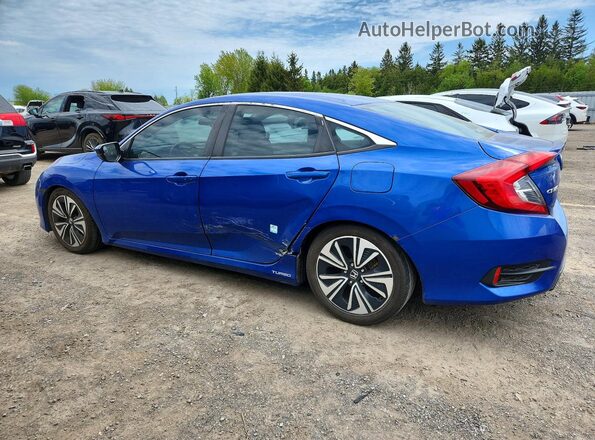 2HGFC1F49HH105291 2017 HONDA CIVIC Blue Հետևի ձախ