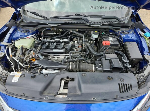 2HGFC1F49HH105291 2017 HONDA CIVIC Blue Սալոնի հետևի տեսք
