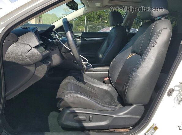 2HGFC1F70GH633732 2016 HONDA CIVIC White Front interior view