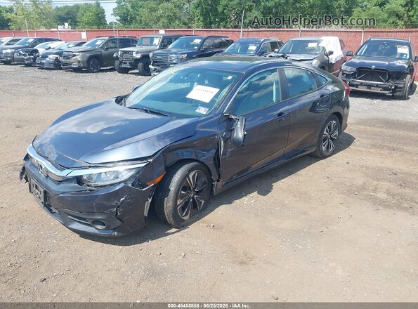 2HGFC1F70HH640956 2017 HONDA CIVIC Gray Widok z przodu