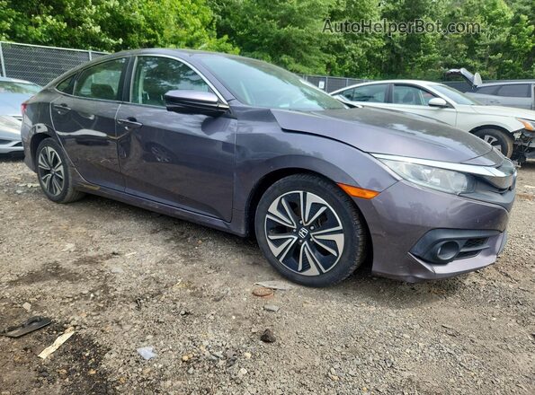 2HGFC1F70HH658695 2017 HONDA CIVIC Gray Delantero derecho