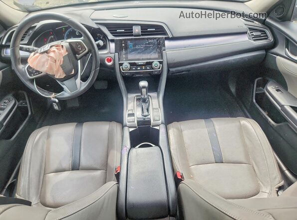 2HGFC1F70HH658695 2017 HONDA CIVIC Gray Vista del salpicadero