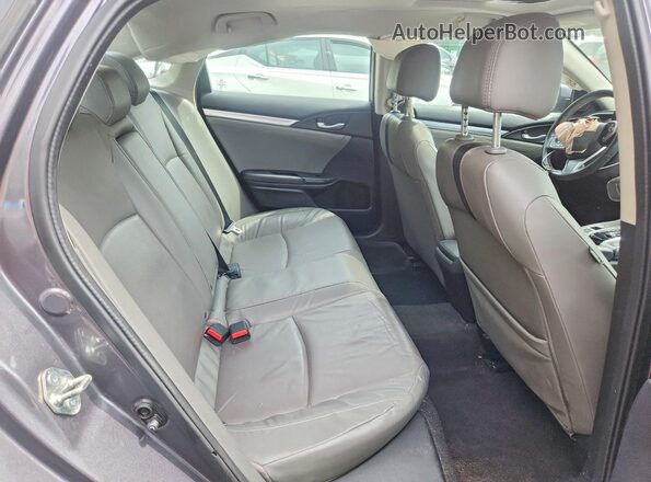 2HGFC1F70HH658695 2017 HONDA CIVIC Gray Vista de los asientos traseros