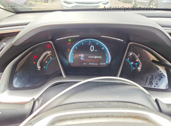 2HGFC1F70HH658695 2017 HONDA CIVIC Gray Vista del cuadro de instrumentos