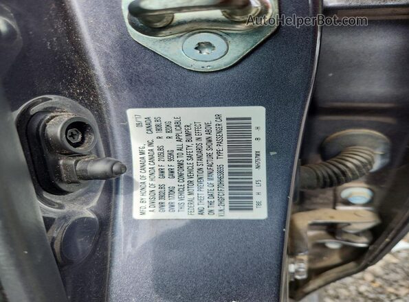 2HGFC1F70HH658695 2017 HONDA CIVIC Gray Vista del compartimento del motor