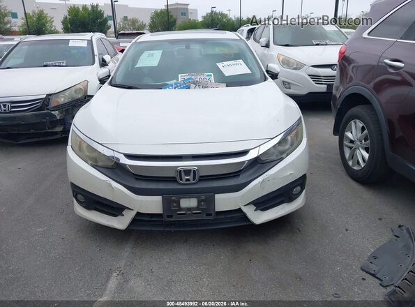 2HGFC1F71GH639815 2016 HONDA CIVIC White Instrument cluster view