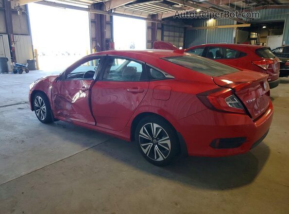 2HGFC1F71GH654119 2016 HONDA CIVIC Red Հետևի ձախ