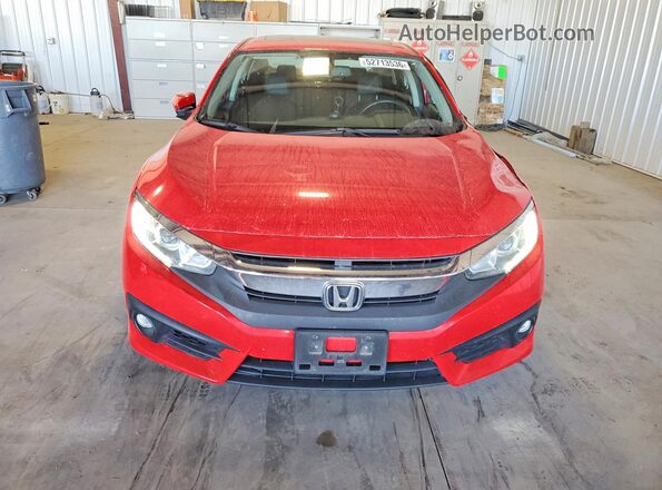 2HGFC1F71GH654119 2016 HONDA CIVIC Red Դիմացի տեսք