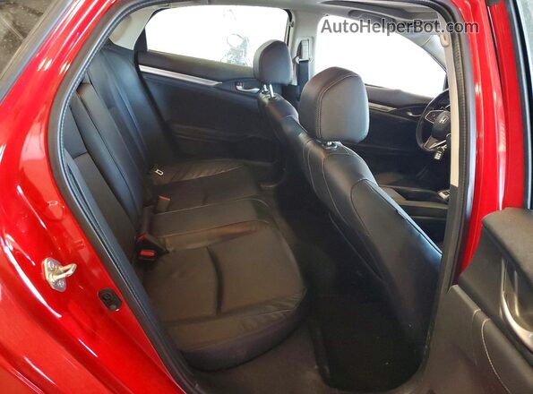 2HGFC1F71GH654119 2016 HONDA CIVIC Red Հետևի նստատեղերի տեսք