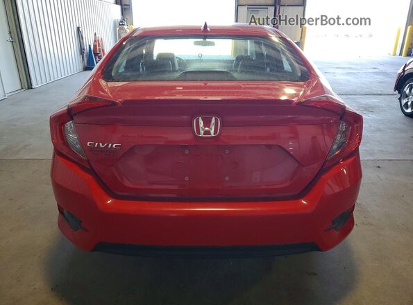 2HGFC1F71GH654119 2016 HONDA CIVIC Red Հետևի տեսք