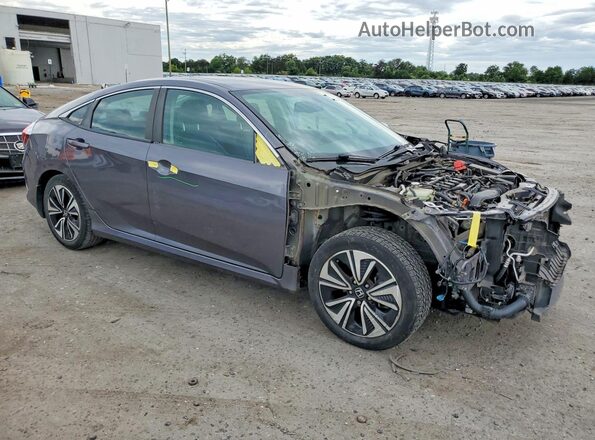 2HGFC1F71HH649892 2017 HONDA CIVIC Gray Przód prawy