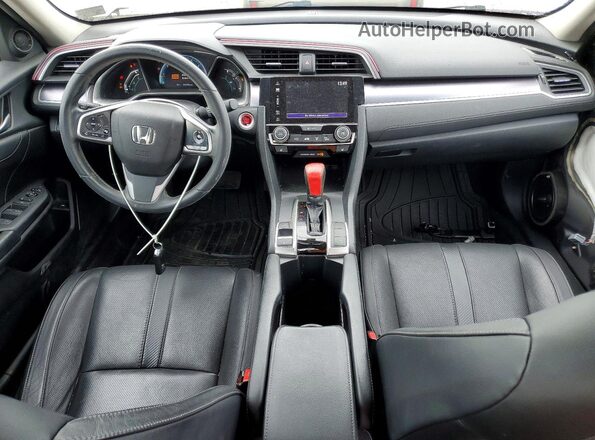 2HGFC1F71HH649892 2017 HONDA CIVIC Gray Widok deski rozdzielczej