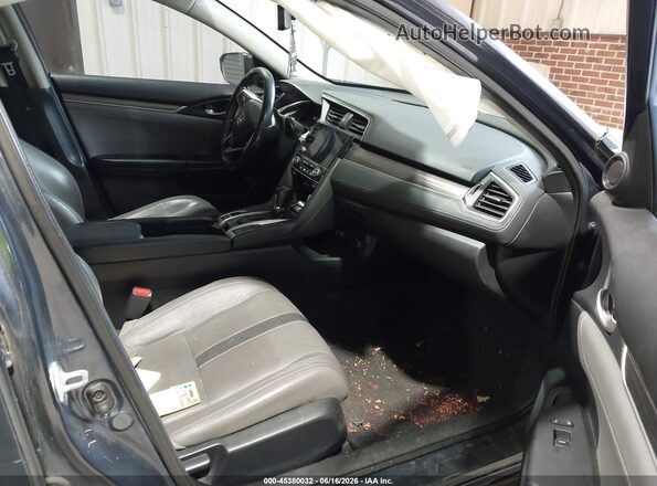 2HGFC1F71MH706358 2021 HONDA CIVIC Gray Вид салону спереду