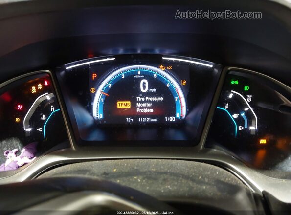 2HGFC1F71MH706358 2021 HONDA CIVIC Gray Вид задніх сидінь