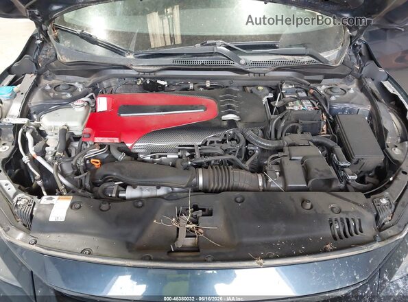 2HGFC1F71MH706358 2021 HONDA CIVIC Gray Вид ззаду