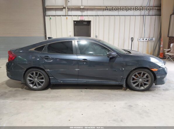 2HGFC1F71MH706358 2021 HONDA CIVIC Gray Вид задньої частини салону