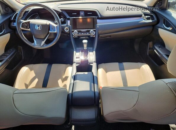 2HGFC1F72GH637314 2016 HONDA CIVIC White Dashboard view
