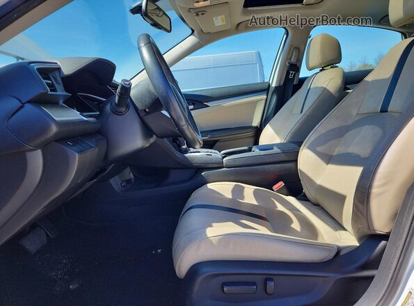 2HGFC1F72GH637314 2016 HONDA CIVIC White Front interior view