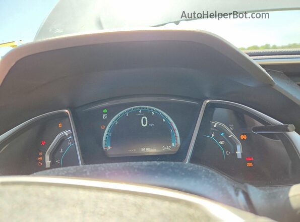 2HGFC1F72GH637314 2016 HONDA CIVIC White Instrument cluster view