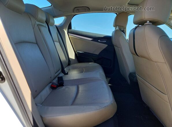 2HGFC1F72GH637314 2016 HONDA CIVIC White Rear seats view