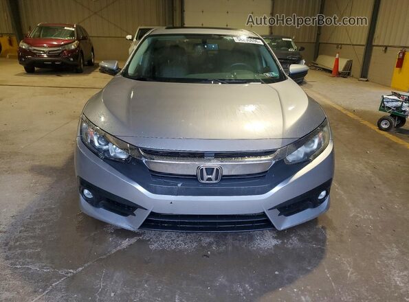 2HGFC1F73GH650007 2016 HONDA CIVIC Silver Front view