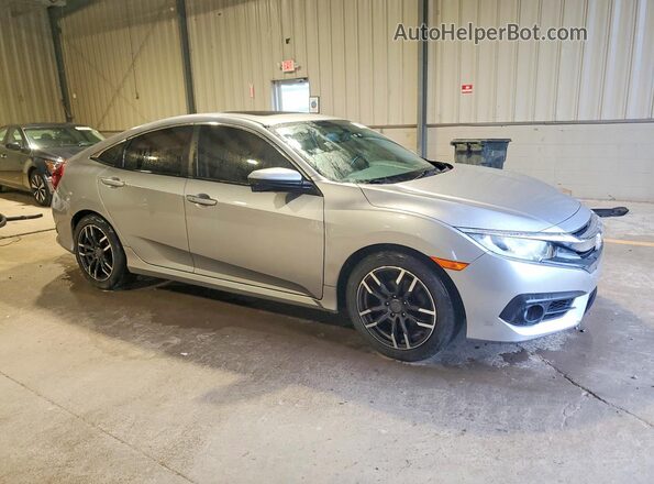 2HGFC1F73GH650007 2016 HONDA CIVIC Silver Front right